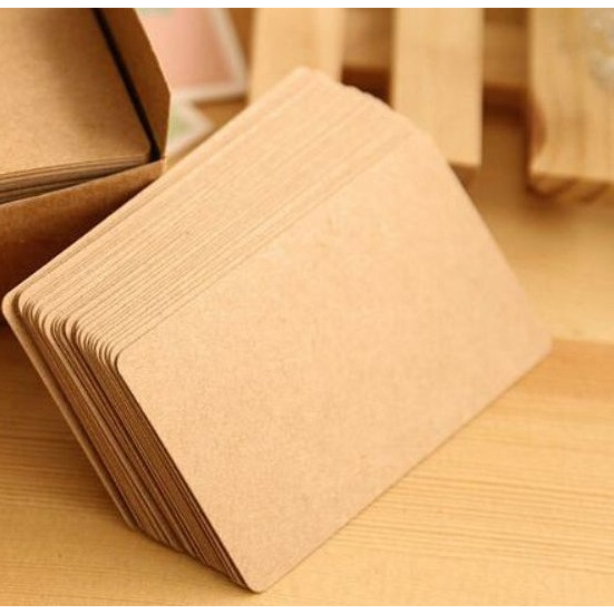

Kartu Ucapan / Kartu Catatan polos 10 pcs