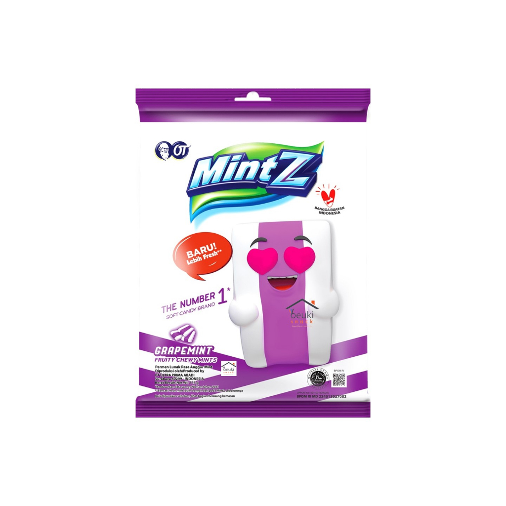 

Mintz Grape Mint Permen Chewy Kunyah Rasa Buah Anggur