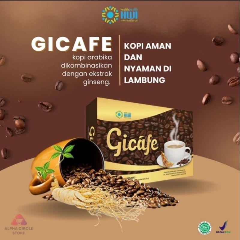 

GI CAFE | Kopi Ginseng Herbal Alami [100% Original] Produk HWI - Kopi Stamina Terbaik No.1