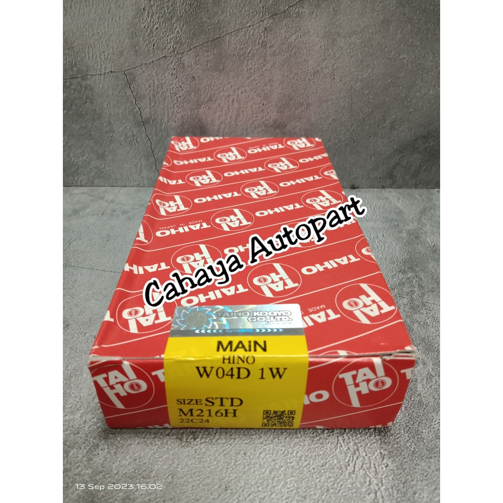 METAL DUDUK / MAIN BEARING TOYOTA DYNASAURUS HINO DUTRO HT125 HT130