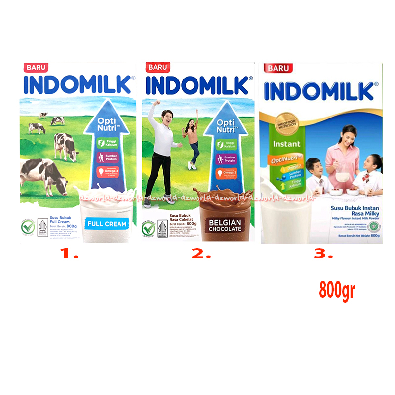 

Indomilk 800gr Opti Nutri Full Cream Belgian Chocolate Instant Rasa Milky Susu Bubuk Instan Indo Milk Optinutri