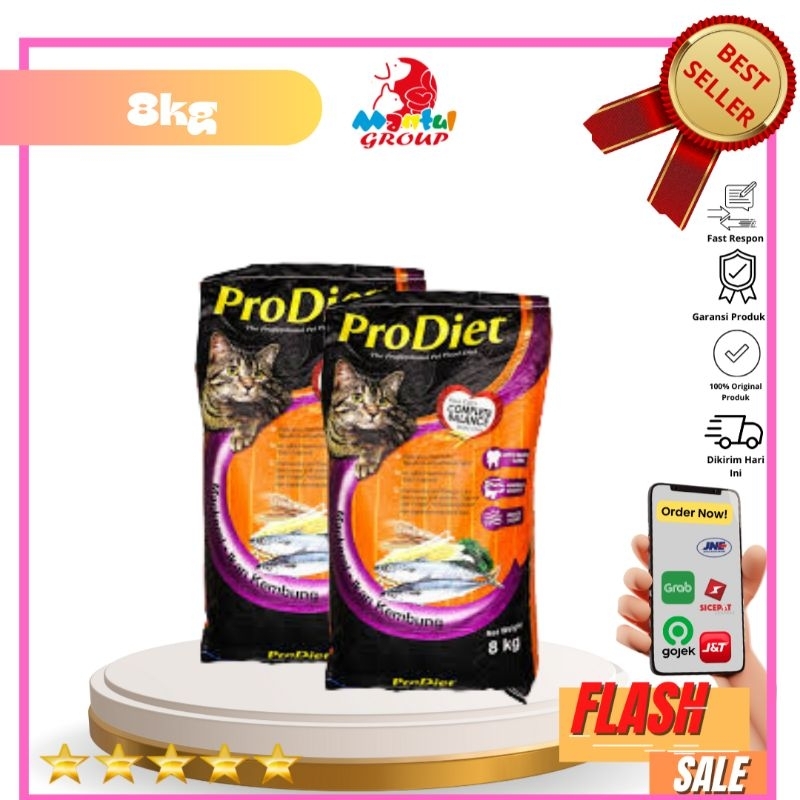 Makanan Kucing ProDiet Mackerel 8kg