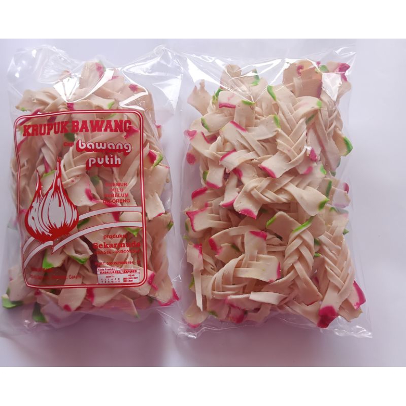 

Sekar Muda kerupuk kepang bawang ( putih)