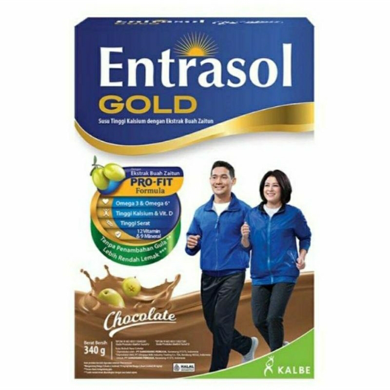 

Susu Entrasol Gold 340gr rasa vanila dan coklat