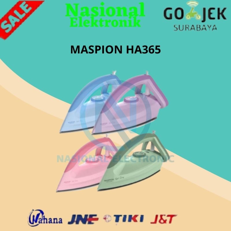 SETRIKA MASPION HA 365/ MASPION SETRIKA HA365/MASPION HA-365/DRY IRON MASPION HA 365/SETRIKA MASPION
