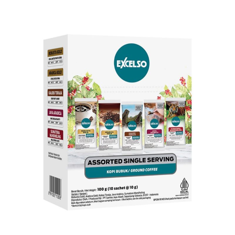 

Excelso Assorted Single Serving 10 x 10 g