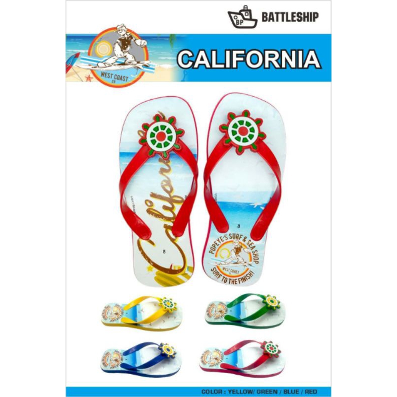 Battle Ship. Sandal Jepit Anak. Sandal anak. GROSIR 6psg