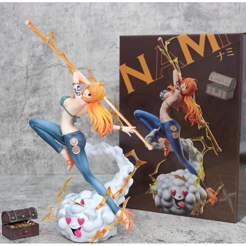 Action Figure Nami X Zeus One Piece Recast With Box