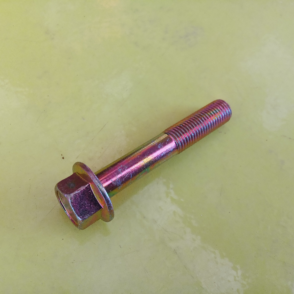 FLANGE BOLT M10 X 110 / BAUT TOPI M10 X 110 KUNING / BAUT TOPI KUNING M10X110 / FLANGE BOLT M10X110 