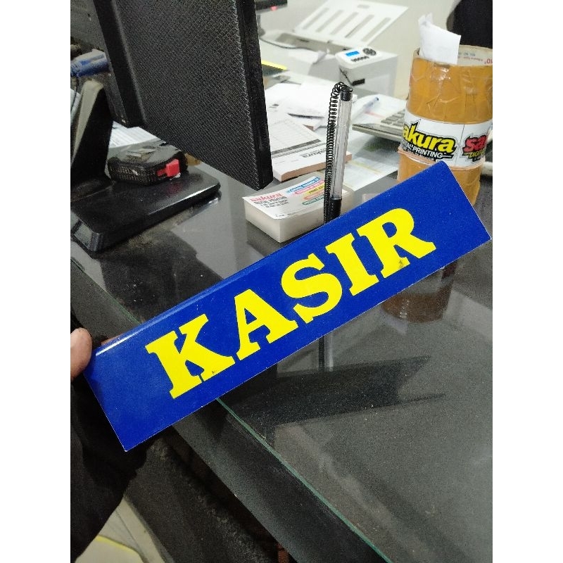 

BAHAN TEBAL AKRILIK KASIR PAPAN KASIR