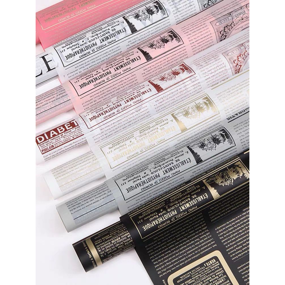 

SUPPLYFLORIST - (5 LEMBAR) KERTAS CELLOPHANE NEWPAPERS COLOUR KERTAS BUKET BUNGA CELLOPHANE WATERPROOF