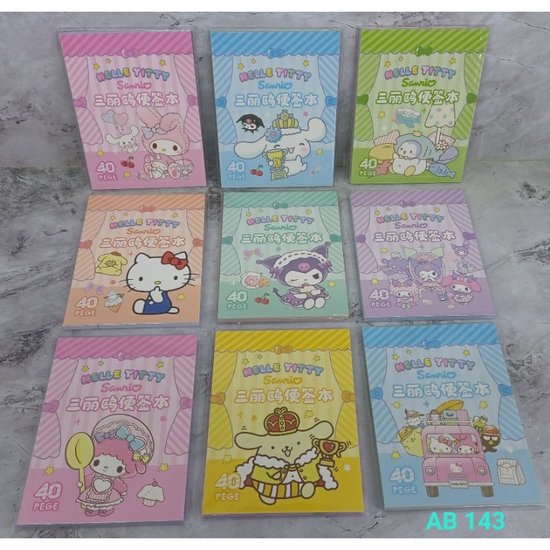 

Notes Sanrio