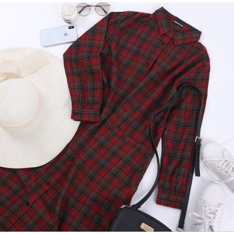 PRELOVED Gamis Daily By Passion Of Syari - Esprit Dress Maroon