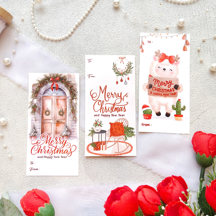

STIKER STICKER NATAL TAHUN BARU / CHRISTMAS / XMAS LABEL MURAH [READY STOK]