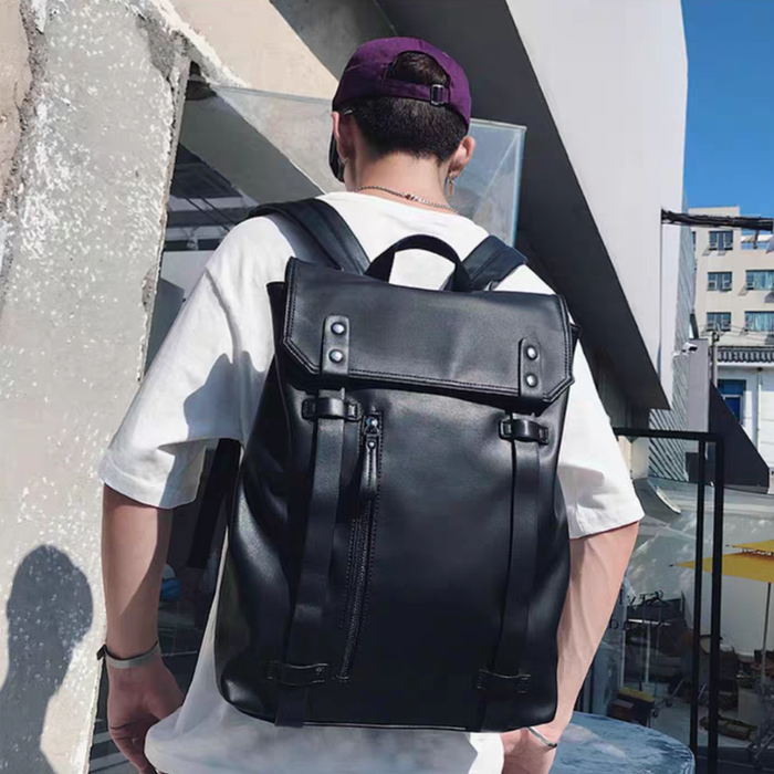 TAS RANSEL KULIT PRIA KEREN IMPORT ORI PREMIUM BACKPACK KULIT PRIA WANITA TAS PUNGGUNG PRIA