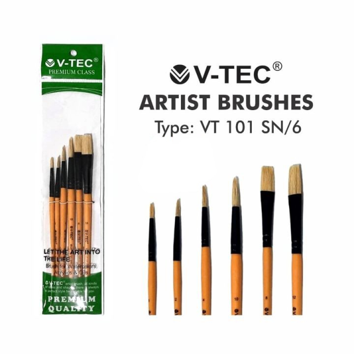 

Brush / Kuas V-Tec Premium VT 101SN/6