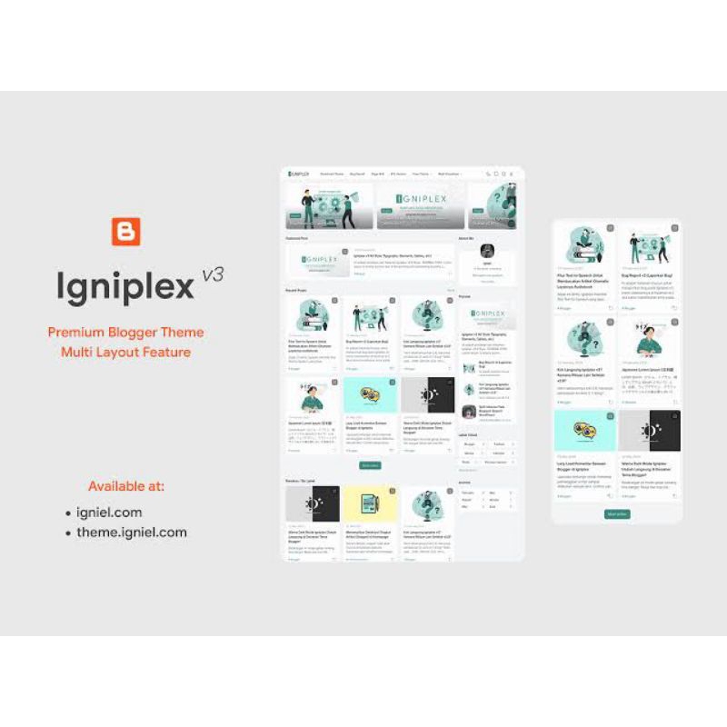 Jasa Buat Webs Blogspot Template Premium