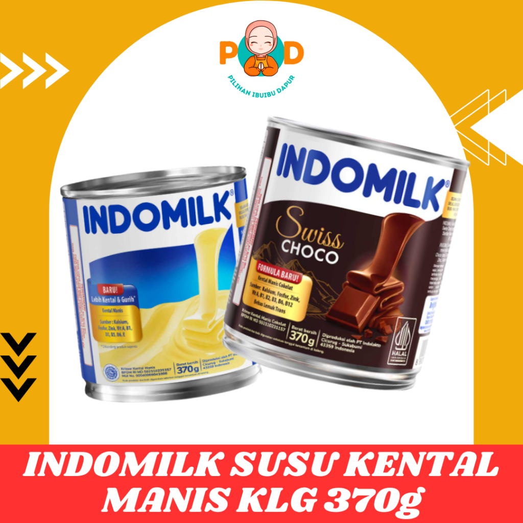 

SUMATRA - INDOMILK SUSU KENTAL MANIS KALENG 370g