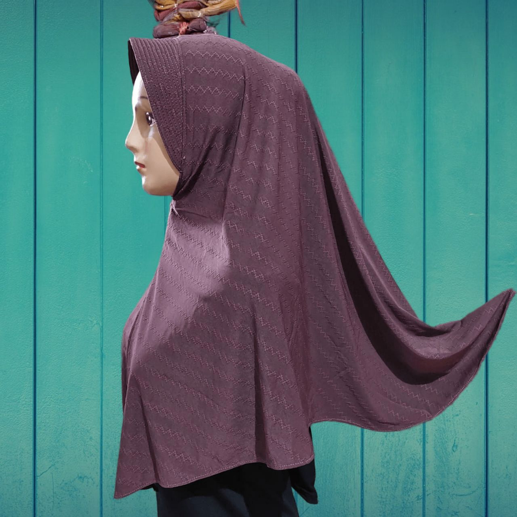 Hijab Instan Size M HAMIDAH Pet Antem OVAL Bahan Jersey Strada Sore Hari Santai nyaman pad muslim ke