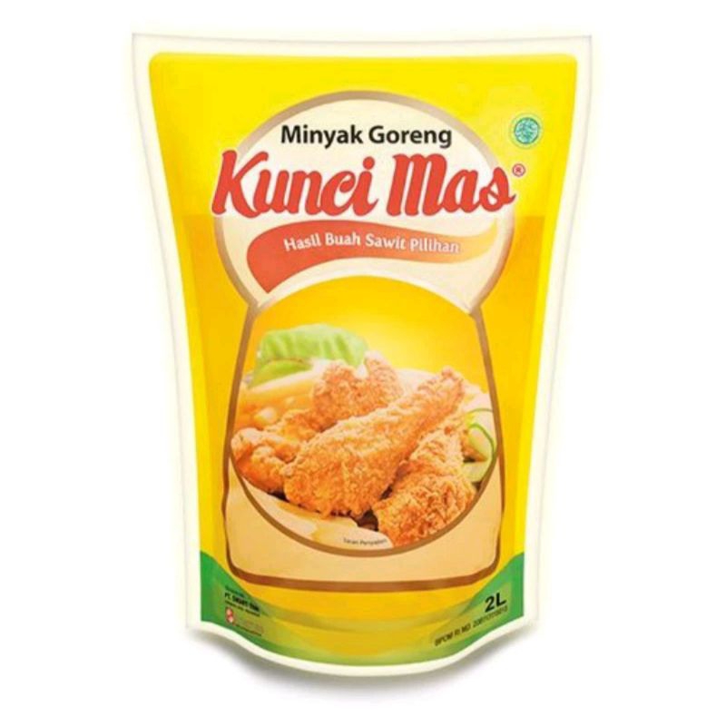 

Minyak kunci mas Kuncimas pouch 2 liter