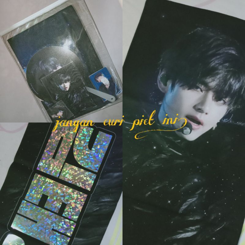 SLOGAN TAEHYUNG V BTS BLACK SWAN BY NUNA V