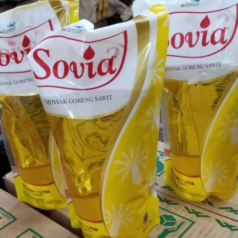 

Minyak goreng Sovia 1Ltr