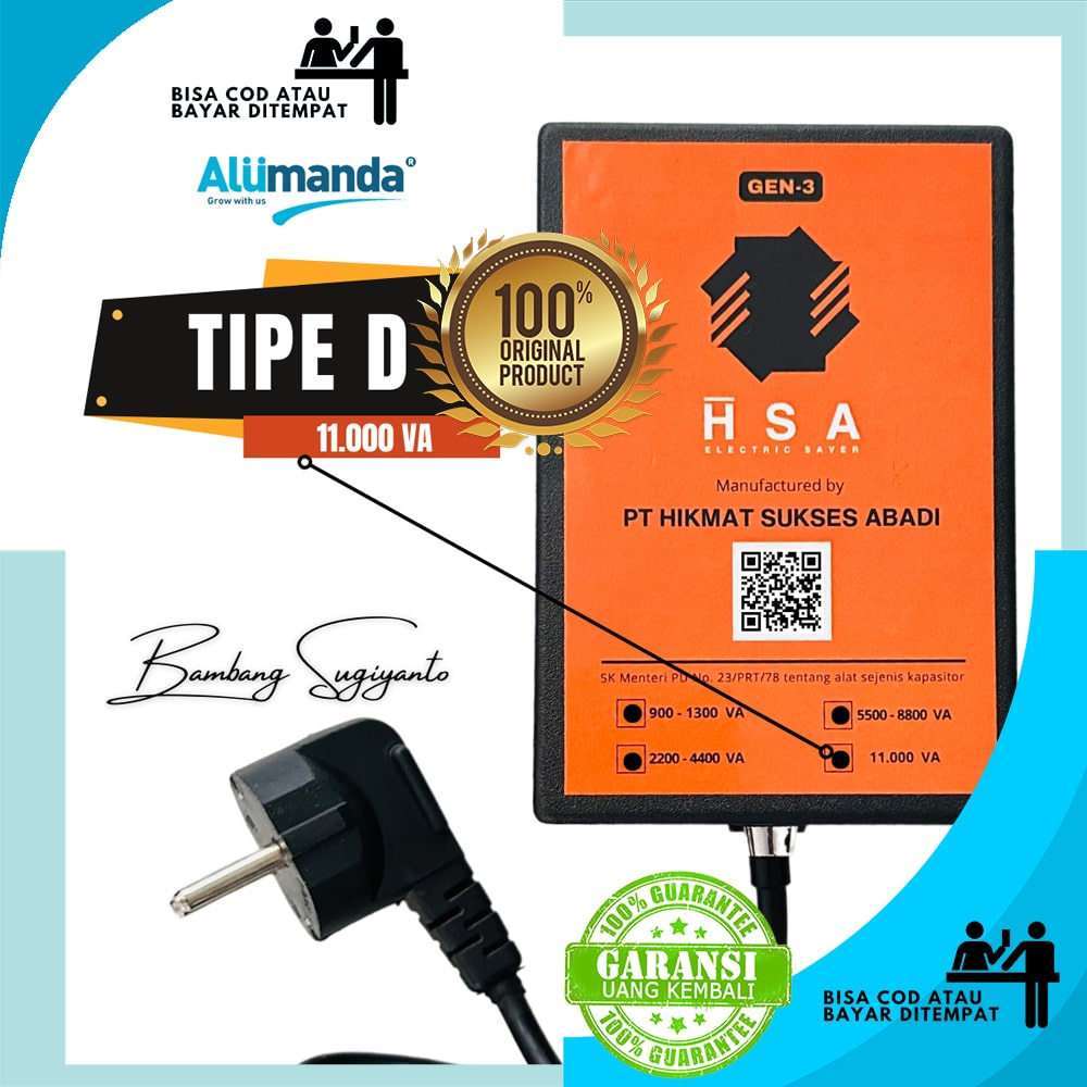 PENGHEMAT LISTRIK TERBAIK & TERLARIS PENGHEMAT DAYA LISTRIK ANDODA HSA ELECTRIC SAVER