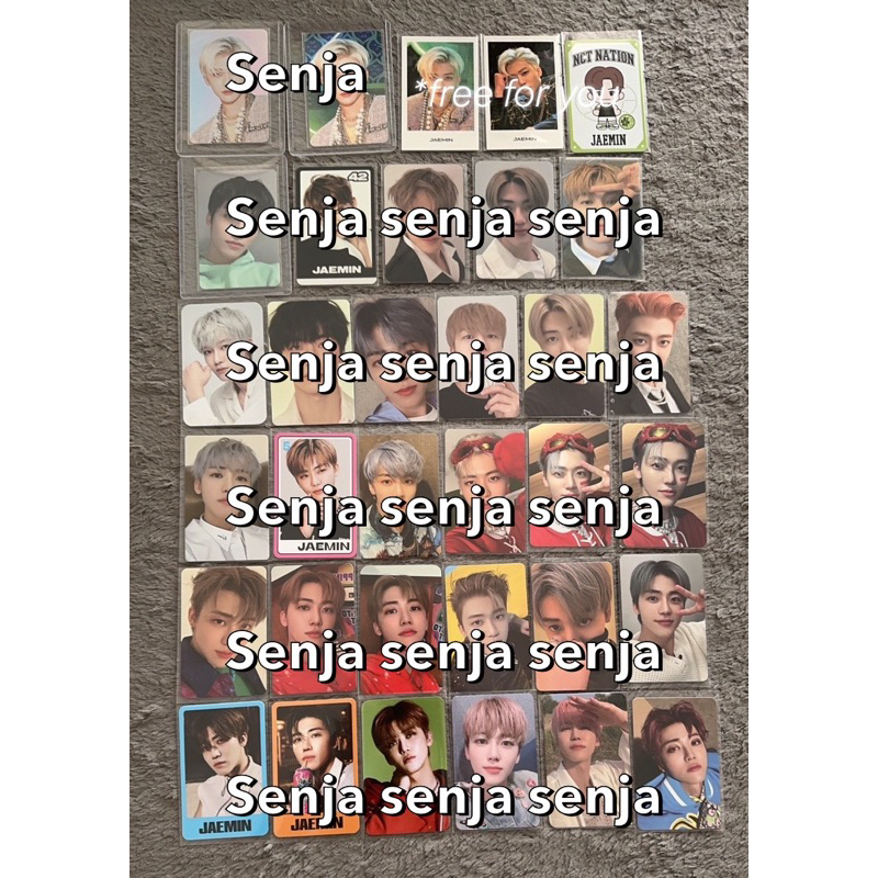 [TAKE ALL ONLY] Photocard Official Jaemin NCT Dream