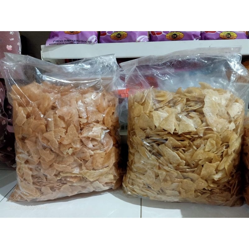 

Kerupuk Udang Patahan Super 5 kg cocok untuk koya soto