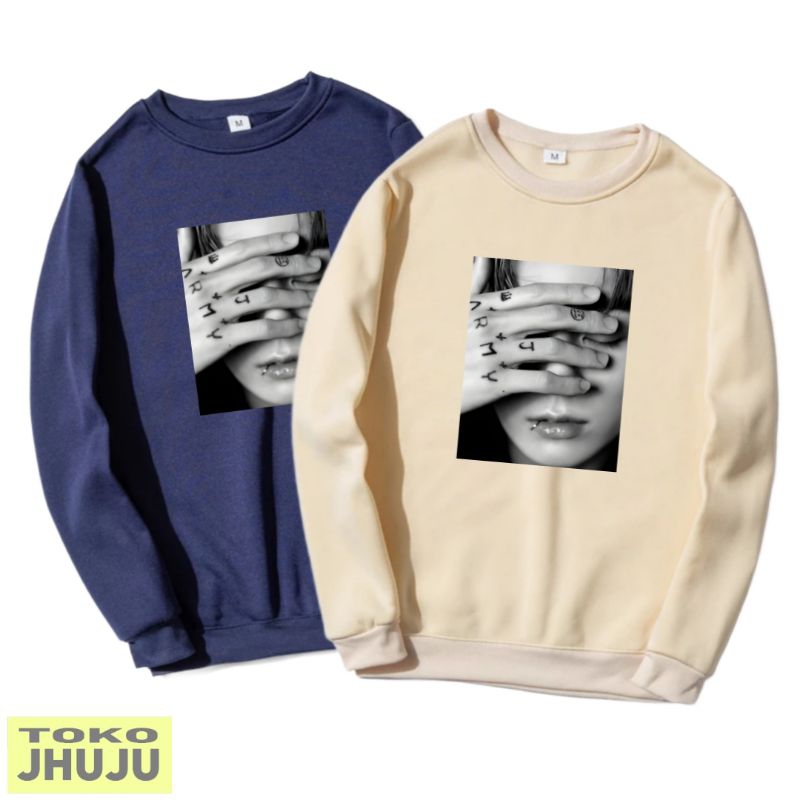 Sweater Jungkook Bangtan Foto Pamer Tato Army JK