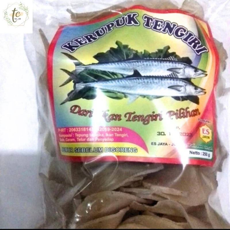 

Krupuk kerupuk ikan tengiri 250gr Juwana