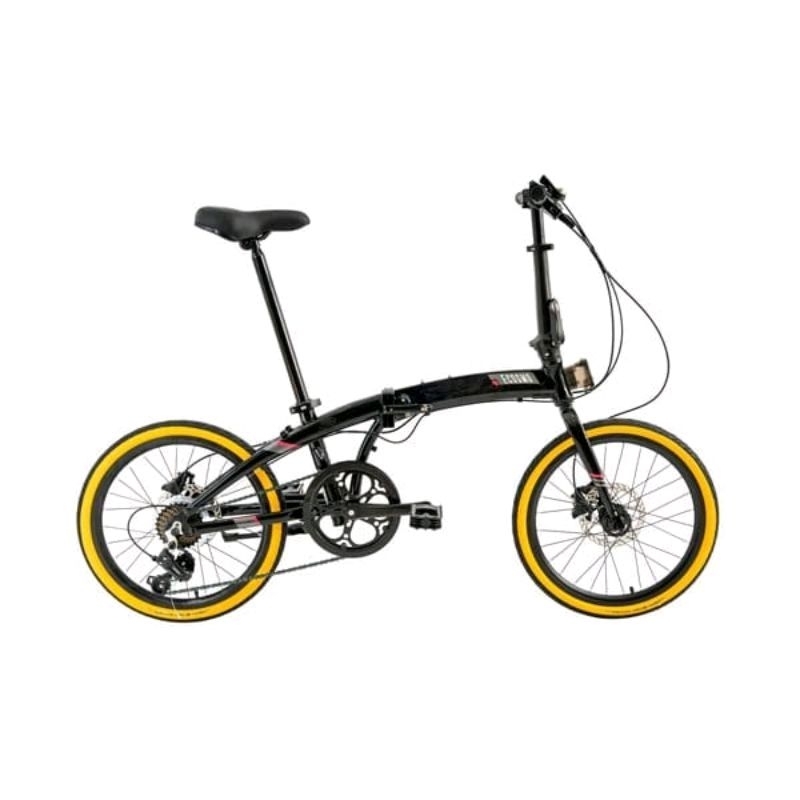 Sepeda Lipat 20 Element Ecosmo 7 Speed Shimano Alloy Rem Hidrolik Murah / Folding Bike