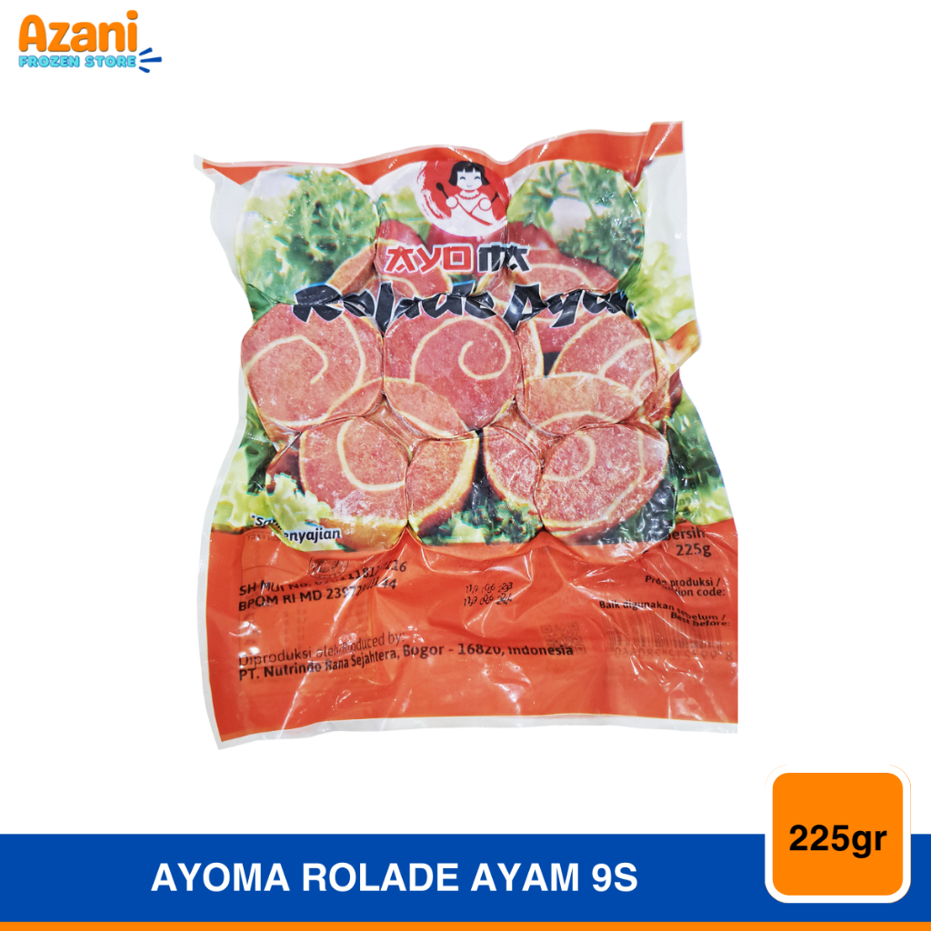 

Ayoma Rolade Ayam isi 9s 225gr