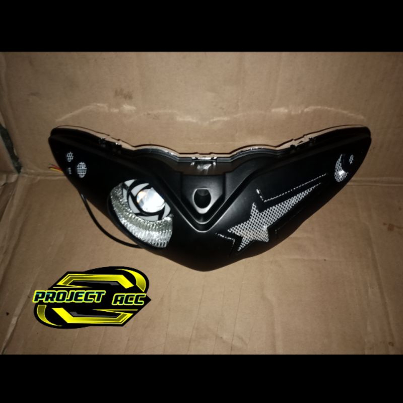 Reflektor Jupiter Z New Lampu Depan Jupiter Burhan Custom Coak Plus Proji