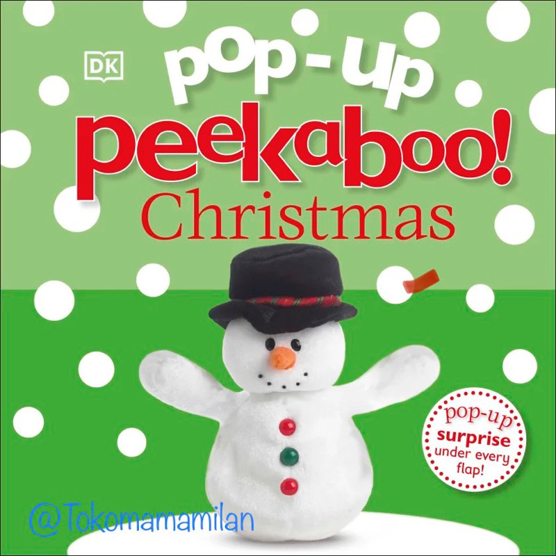 DK Pop-up Peekaboo  Christmas | Boardbook Christmas | Xmas Book Ages 2+ | Pop-up Book | Pop-up Peeka