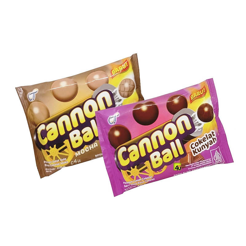 

Cannon Ball - Permen Coklat Kunyah - 40 gr SACHET BESAR