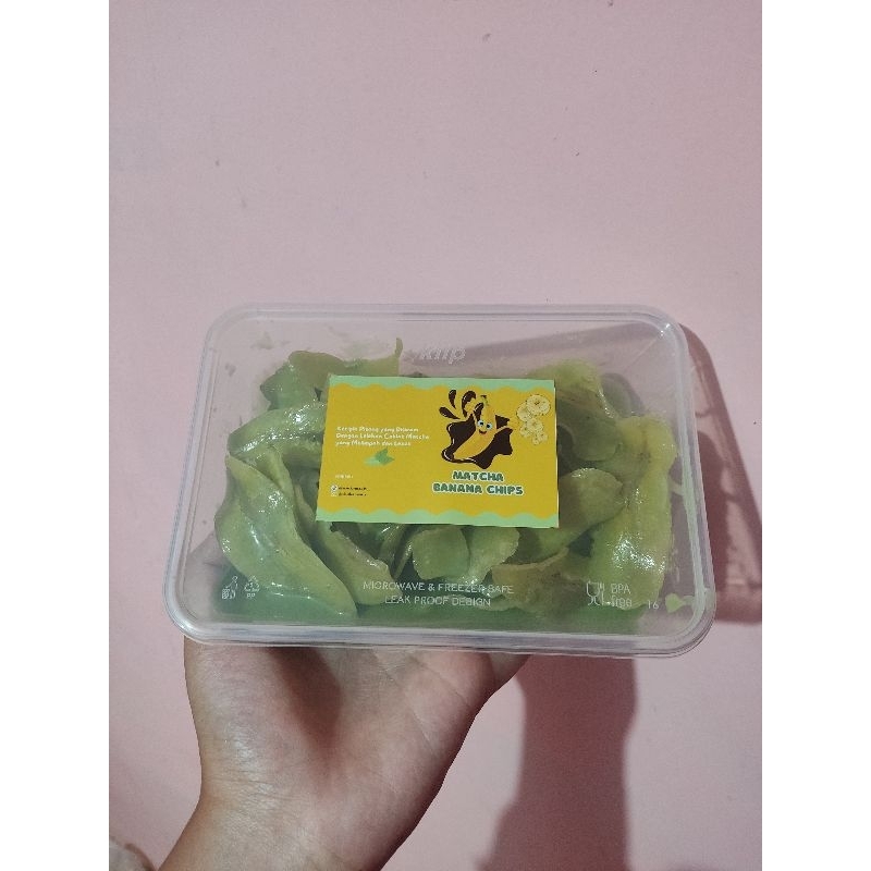 

Keripik Pisang Leleh Matcha 180gr|| Matcha Banana Chips by SisukaManis