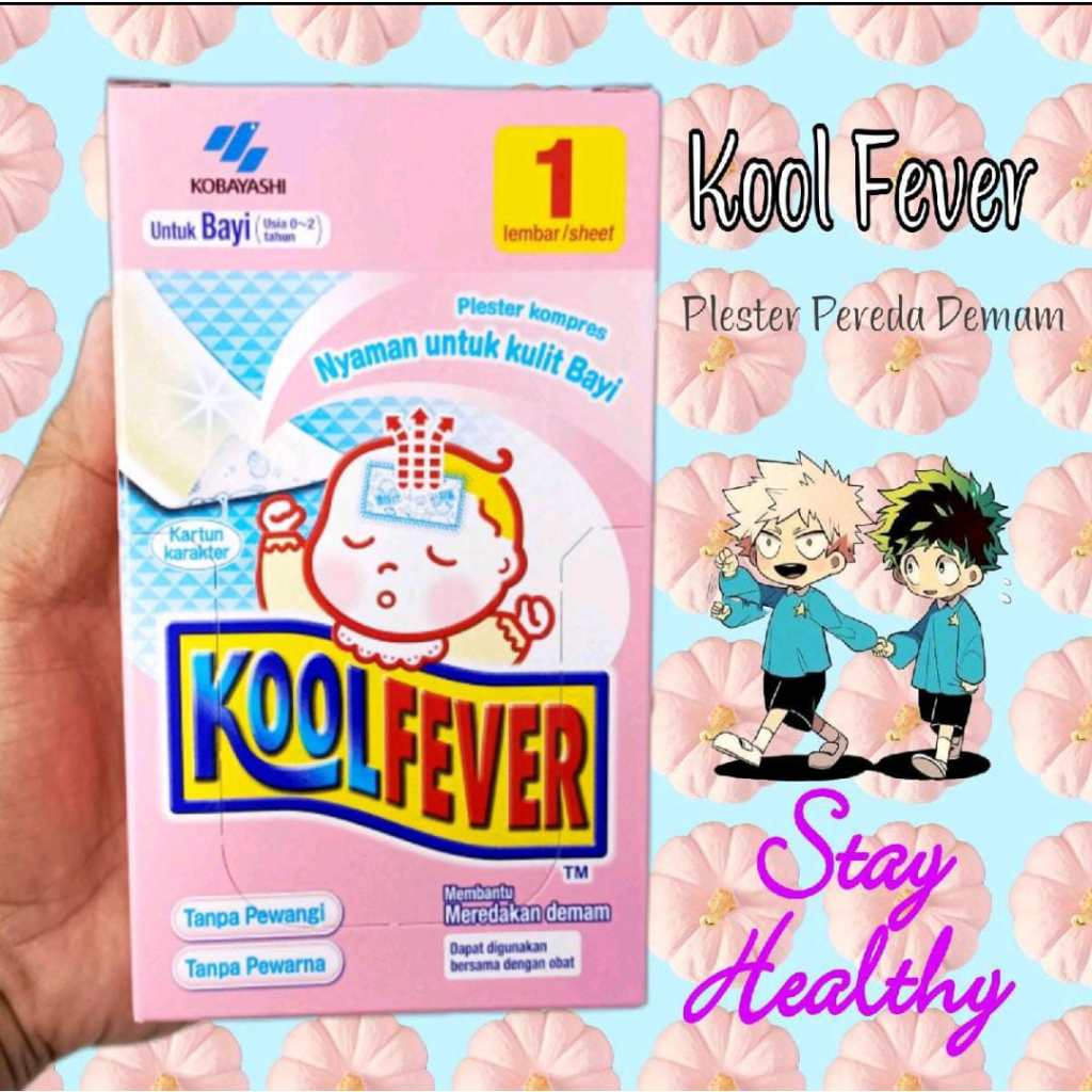 Kool Fever Baby Kool Fever Bayi Per Box 12 pcs