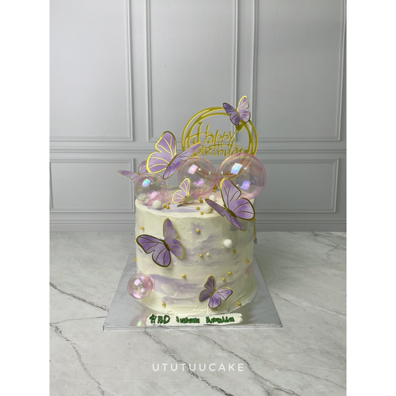 

Butterfly PopCakes Butterfly cake size 15 x 15 Korean Butterfly cake