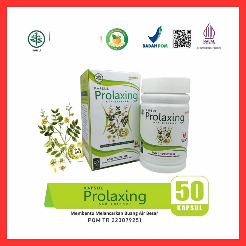 (BPOM) PROLAXING KAPSUL JATI CINA herbal pelangsing alami ampuh kapsul daun jati obat diet herbal am
