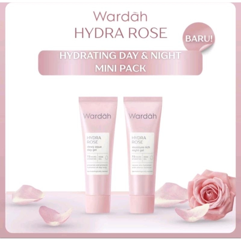 wardah hydra rose day & night cream