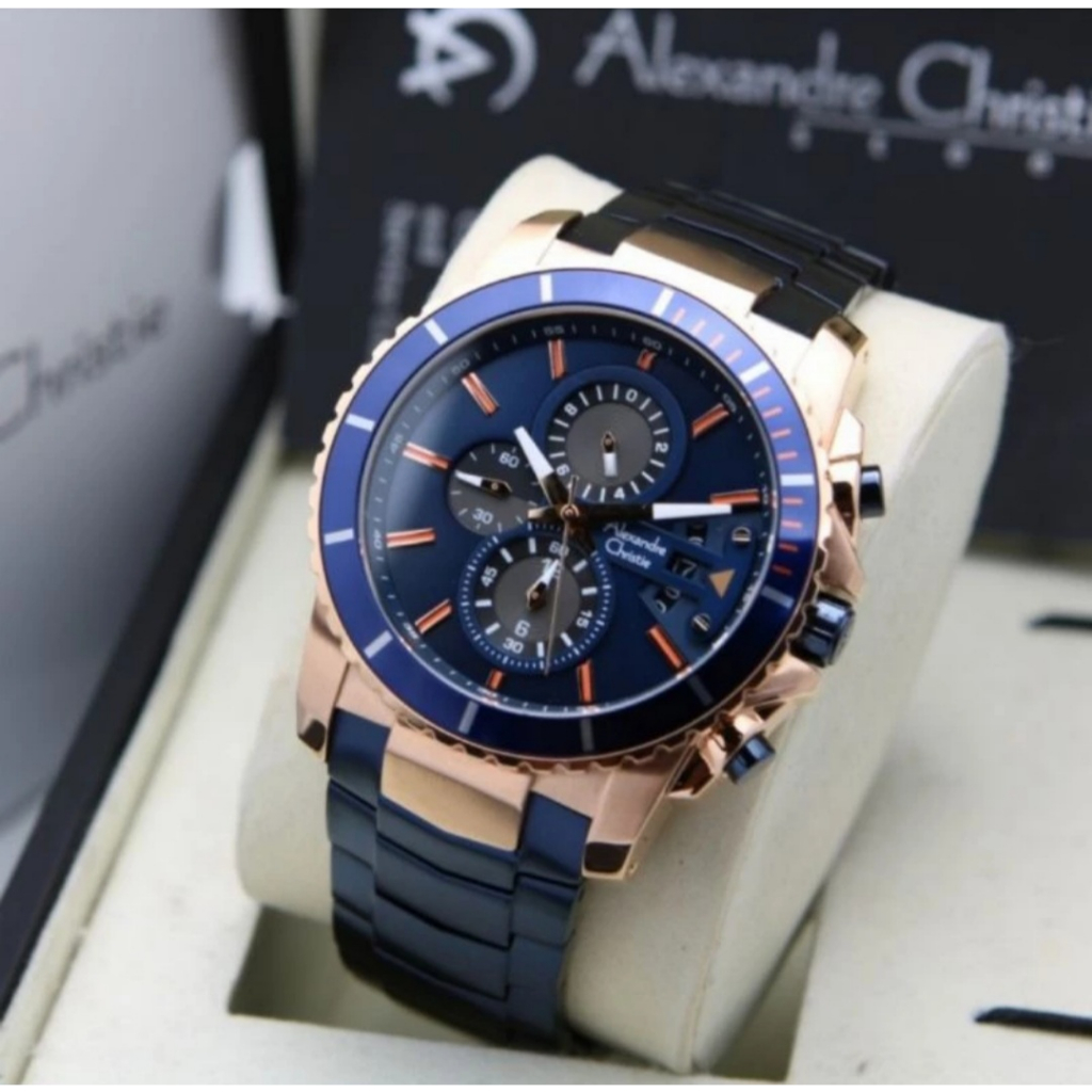 Alexandre Christie AC 6455/Ac6455 Jam Tangan pria original