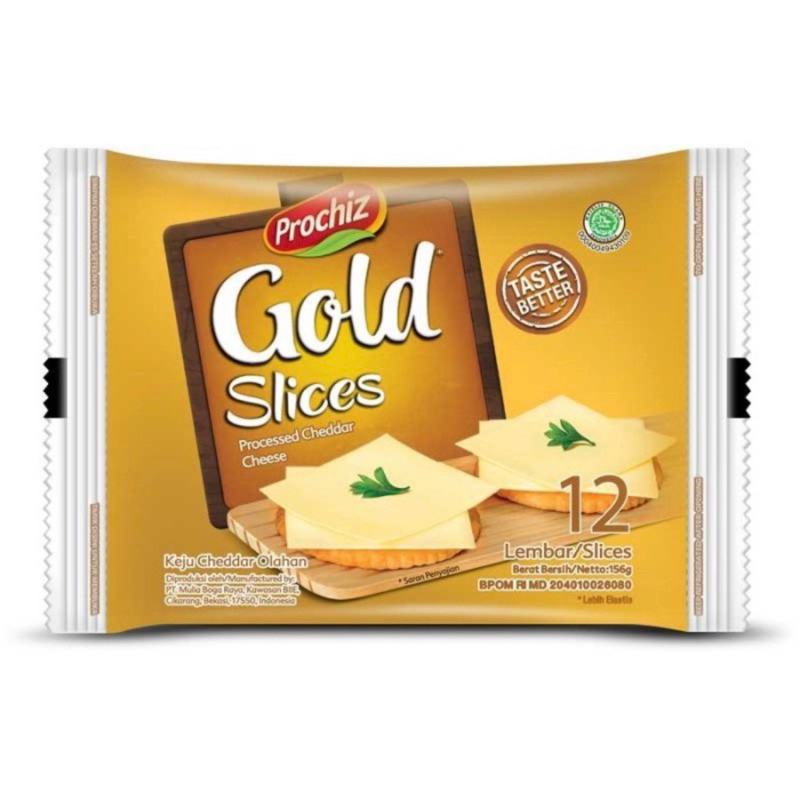 

Prochiz Keju Gold Slice 12pcs