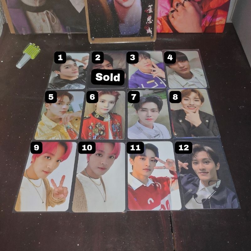 jeno taeyong jaemin winwin haechan mark pc photocard nct dream 127 wayv emphaty dream reality pp sg2