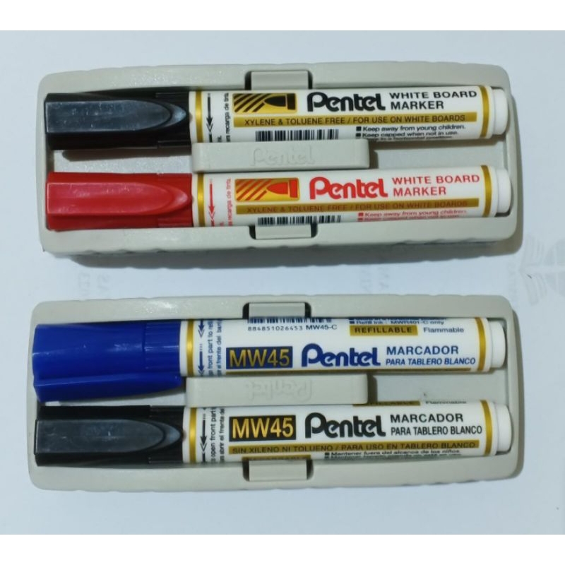 

[Alx] Spidol white board pentel isi 2 + free penghapus