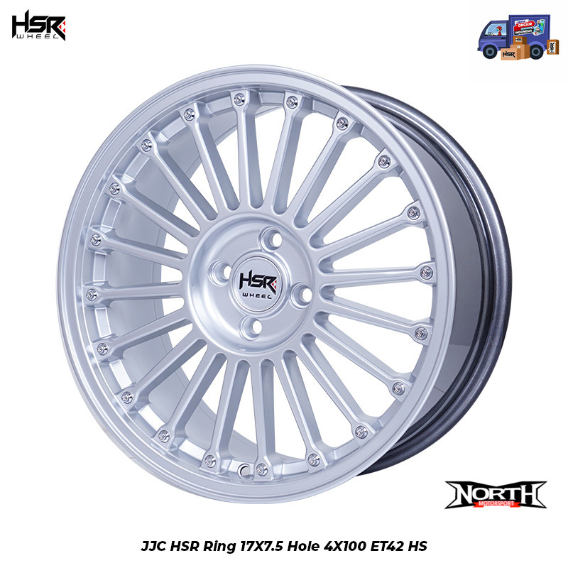 Velg Ring 17 Mobil Raize Rocky Jazz HSR JJC HSR R17X75 Hole 4 PCD 100