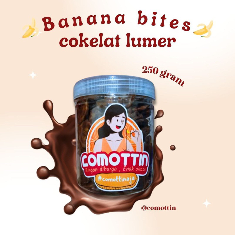 

(Comottin) Keripik Pisang Coklat Lumer (250gram)