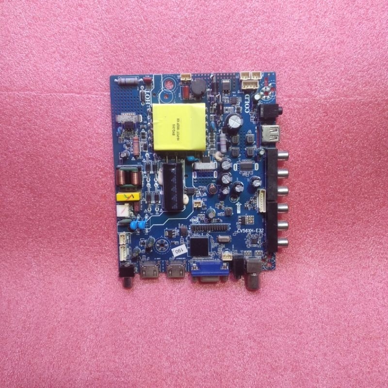 POLYTRON PLD 32T1500E MESIN TV - MOTHERBOARD - MB - MAINBOARD TV LED POLYTRON PLD32T1500E