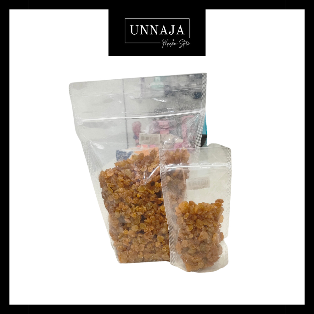 

UMS - Kismis Golden Raisin / Kismis Arab / Cemilan Arab / Oleh - Oleh Haji Umroh 100gram 1kg