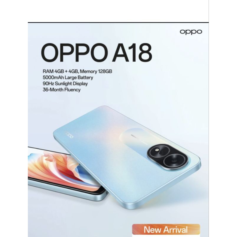HP OPPO A18 ram 4/128